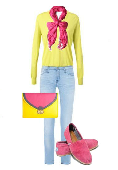 цветовое сочетание Триада